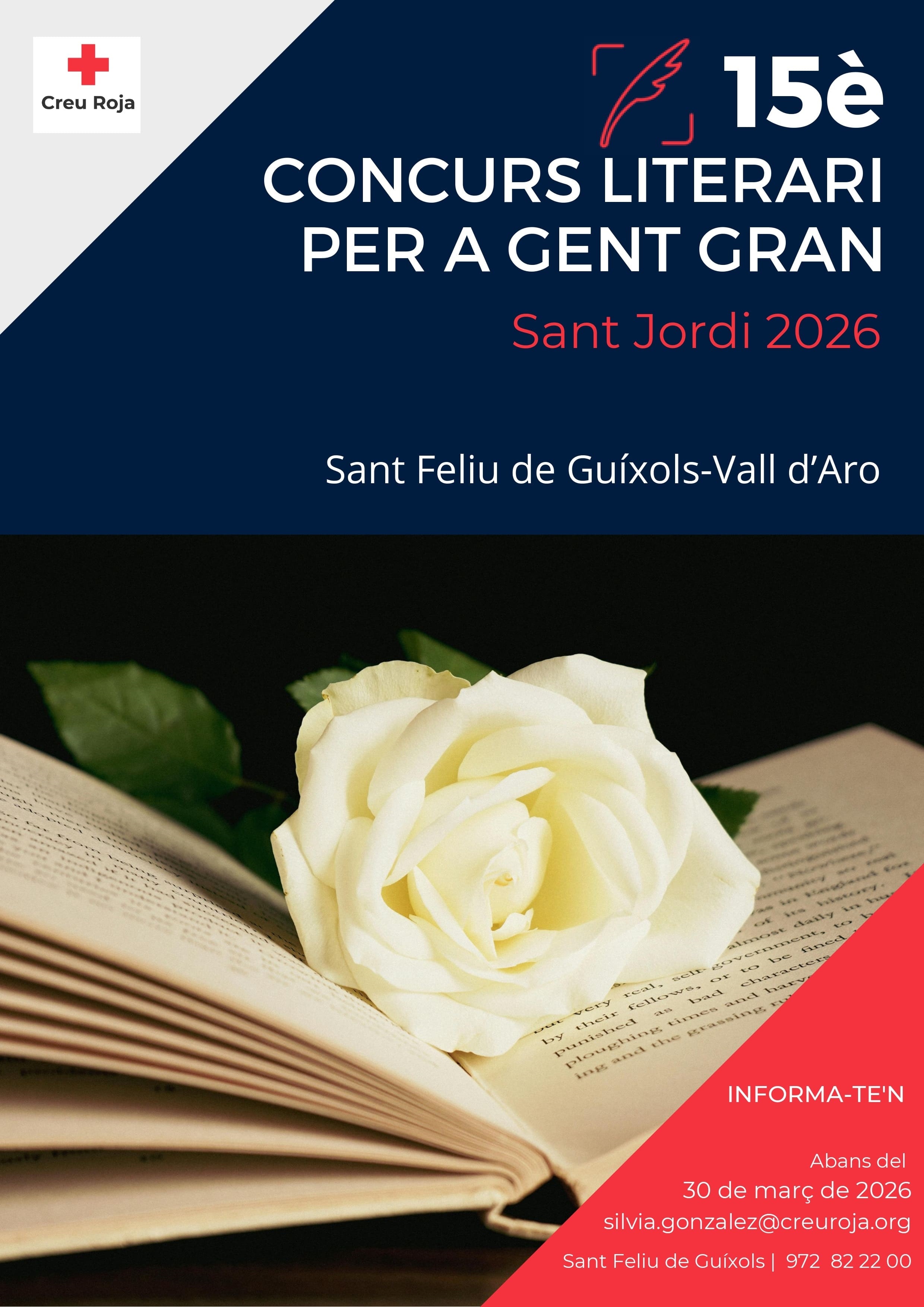 Concurs literari per a gent gran de Creu Roja