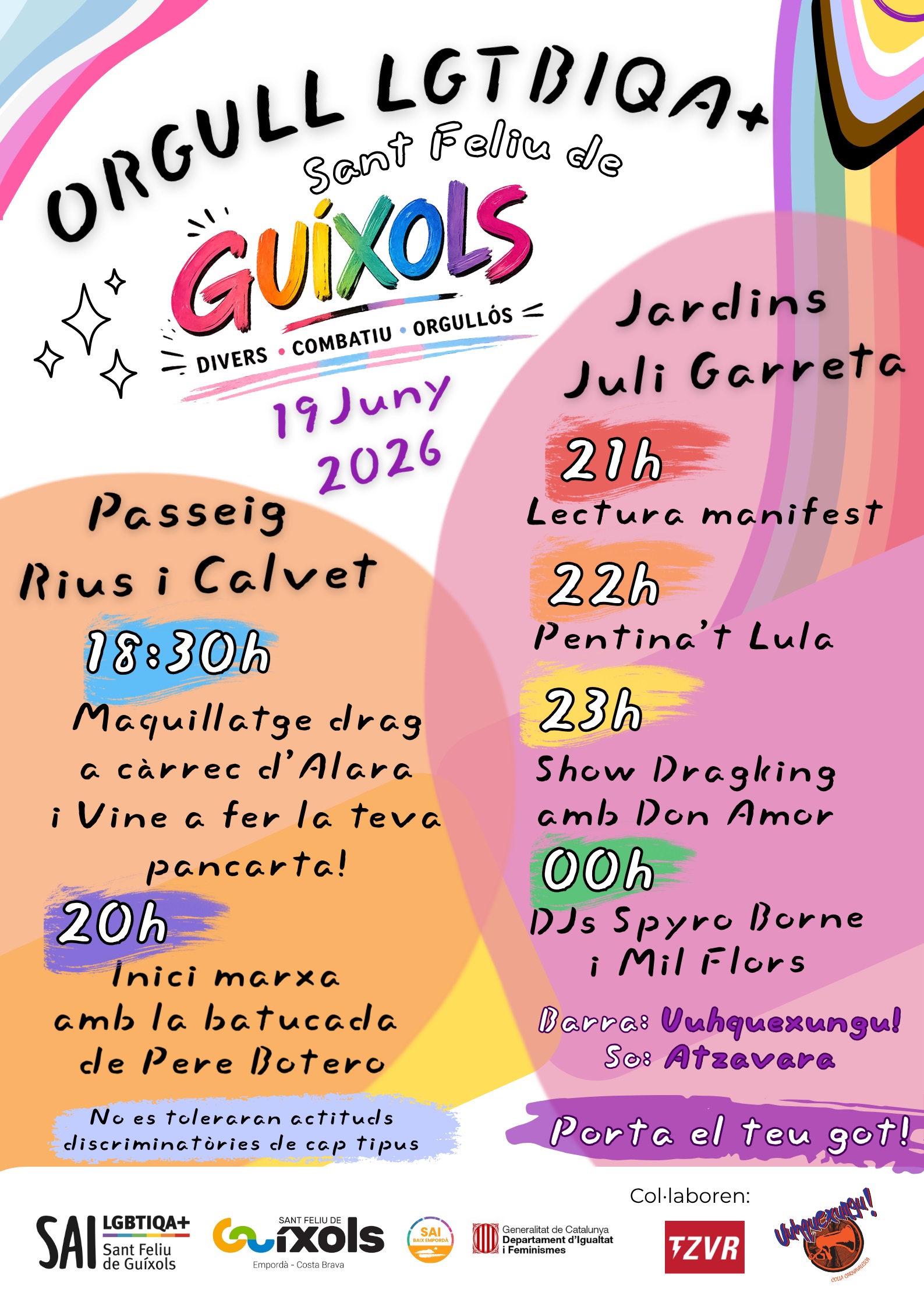 Sant Feliu de Guíxols es prepara per celebrar l’Orgull amb una jornada festiva i reivindicativa
