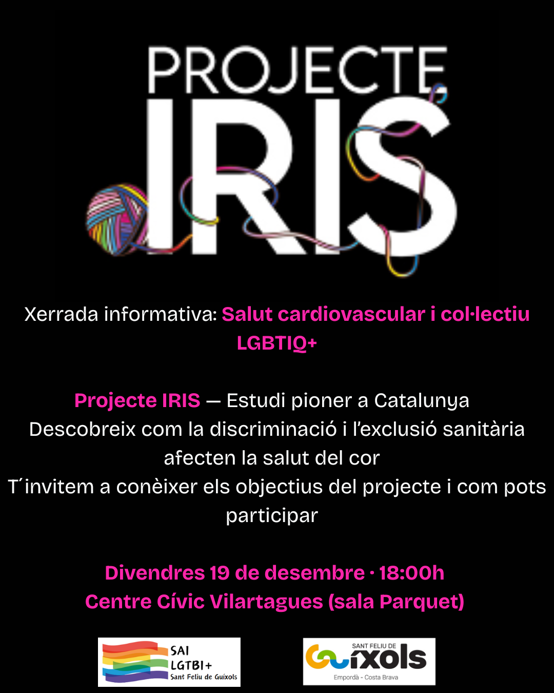 Xerrada del Projecte IRIS sobre salut cardiovascular i diversitat